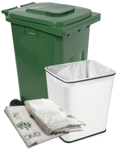 Müllbeutel für die Heim & Industrie Kompostierung